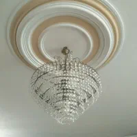 3تالوستر کریستالی بدنه برنز