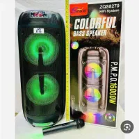 اسپیکر شارژی قابل حمل مدل ZQS 8270|سیستم صوتی خانگی|شیراز, زند|دیوار