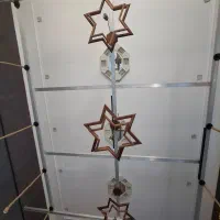 فروش .مبل چرم چستر.لوستر چوبی .دکور دیواری|لوستر و چراغ آویز|یزد, |دیوار