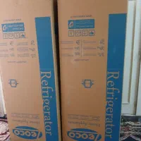 دوعددکارتن یخچال نو فروشی