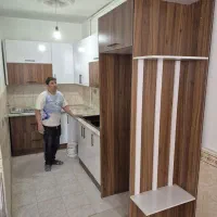 سرویس کابینت وکمد دیواری . تخت کم جا .جا گفشی