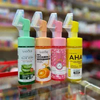 فوم شستشو براش دار رنگی کاغذی