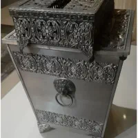 جای دستمال کاغذی وسطل اشغال