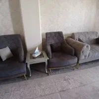 مبلمان راحتی 7نفره|مبلمان خانگی و میز عسلی|ری, دیلمان|دیوار