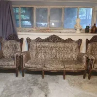 فروش مبلمان استیل وسلطنتی|مبلمان خانگی و میز عسلی|همدان, |دیوار