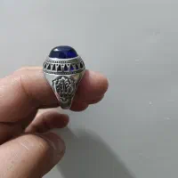 انگشتر نگین آبی