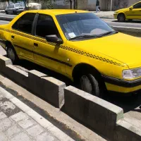 تاکسی تهران پژو ۹۵ دوگانه بی رنگ