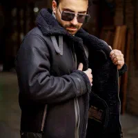 کاپشن چرم بوفالو