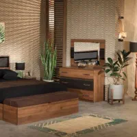 سرویس خواب دو نفره سناچوب|تخت و سرویس خواب|اردکان, |دیوار