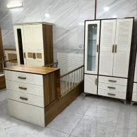سرویس سیسمونی بچه کمد ۳درب عرض۱۰۰ تخت نوزاد نوجوان