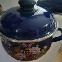 قابلمه لعابی قدیمی تابه دوطرفه رژیمی چدنی