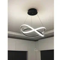 لوستر مدرن LED با طراحی حلقه‌ای هوشمند|لوستر و چراغ آویز|تهران, سازمان برنامه شمالی|دیوار