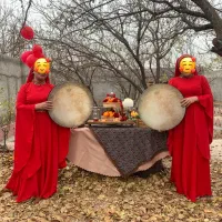 گروه دفنوازی و بال نورانی و باد بزن نورانی ستیا