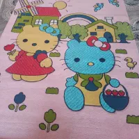 فرش عروسکی رنگ صورتی