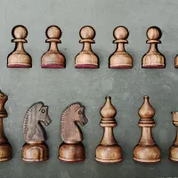 صفحه و مهره شطرنج چوبی استاندارد مسابقات