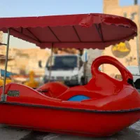 قایق پدالی قو چهار نفره قایق تفریحی پدال دار زورق
