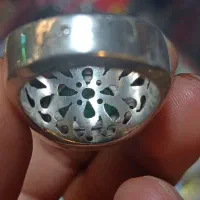انگشتر زمرد طبیعی مخراج برلیان اصل رکاب ( بخشی)|بدلیجات|تهران, بازار|دیوار