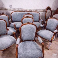 مبل های ظریف کلاسیک آکبند ۷نفره و ۹نفره|مبلمان خانگی و میز عسلی|کرمانشاه, |دیوار