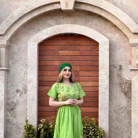 پیراهن زنانه ساحلی سلن هندی آستین کوتاه و بلند|لباس|بندر ترکمن, |دیوار