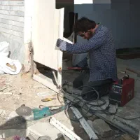 جوشکاری  سیار پایه کولر