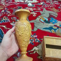 گلدان چوبی و جای دستمال کاغذی چوبی...تزئینی.تزیینی|صنایع دستی و سایر لوازم تزئینی|خاوران, |دیوار