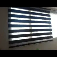 پرده زبرا ترک ۴ متر تمیز و سالم و نو