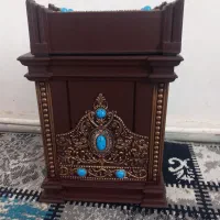 سطل زباله با جا دستمال کاغذی