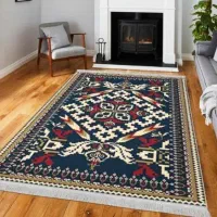 فرش مخمل نادی طرح سنتی کد o171