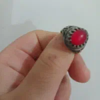 انگشتر عقیق قرمز مردانه