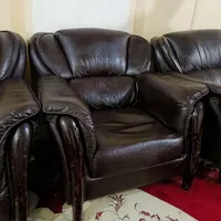 مبل 13 نفره چرمی|مبلمان خانگی و میز عسلی|تهران, قیام‌دشت|دیوار
