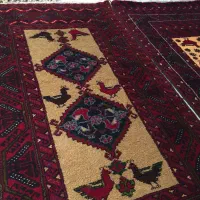 ۴ تخته فرش دستبافت اصیل بلوچ با نقشه جذاب مرغی|فرش|تهران, خانی آباد نو شمالی|دیوار