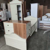 به مدت ۲روز قیمت واقعی سیسمونی ۲تیکه تخت نوزاد|تخت و سرویس خواب|تبریز, |دیوار