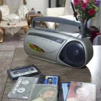 ظبط خبرنگاری عتیقه ژاپنی و رادیو ظبط JVc سالم|سیستم صوتی خانگی|تهران, خانی آباد نو شمالی|دیوار