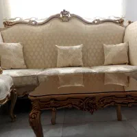 مبلمان ۹نفره کلاسیک چوب راش