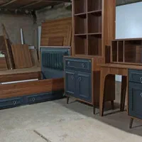 سرویس خواب تختخواب میز تحریر میز آرایش دراور|تخت و سرویس خواب|همدان, |دیوار