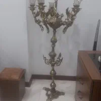 لوستر ۶ شاخه برنجی فرشته تمام برنز