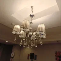 لوستر استیل ۶ شعله