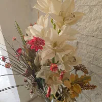 گل و گلدان|گل مصنوعی|اصفهان, سروستان|دیوار