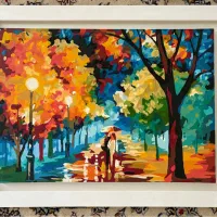 تابلو رنگ آمیزی شده زیبا