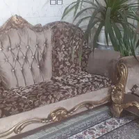 مبل ۷نفره طرح سلطنتی همراه میز بزرگ ویک کوچیک|مبلمان خانگی و میز عسلی|فولادشهر, فولادشهر|دیوار