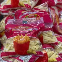 سیب زمینی خلال نیمه اماده مستقیم از تولید کننده