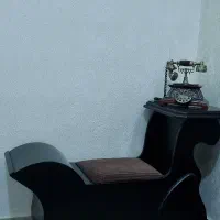 میز تلفن چوبی