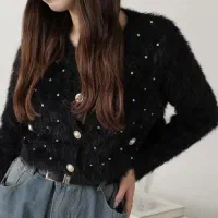 بافت موهر نگینی شیک|لباس|کرج, باغستان|دیوار