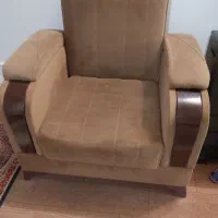 مبل راحتی هشت نفره تخت شو فلزی