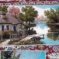 تابلوفرش و دمفرشی یک هدیه ماندگار|تابلو فرش|فولادشهر, ورزشگاه فولادشهر|دیوار