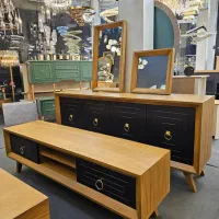 آینه کنسول بلوط|بوفه، ویترین، کنسول|مشکین‌دشت, |دیوار