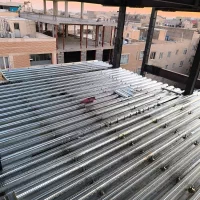 اجرای سقف و ورق عرشه فولادی