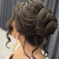 شنیون VIP و ژورنالی بدون وز و ماندگاری تضمینی