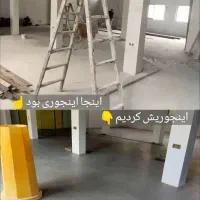 کفپوش پرترددمغازه حمام سرویس بی کثیفی سرامیک|خدمات پیشه و مهارت|رشت, رشتیان|دیوار