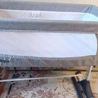 تخت کنار مادر نو نو اصلا استفاده نشده  تا 3سالگی|تخت و صندلی بچه|همدان, |دیوار